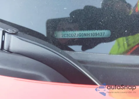 2022 Dodge Challenger Gt z USA, uszkodzony, nr VIN 2C3CDZJG0NH109437